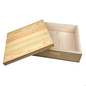 Khuôn xà phòng gỗ hình vuông có nắp - Khuôn xà phòng thủ công 8kg, khuôn silicon hình vuông tạo xoáy - Product Image 1