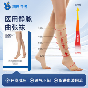 Bas de compression anti-varices Haishen Hainuo, bas de compression de qualité médicale pour hommes et femmes, soins médicaux - Product Image 4