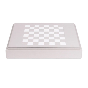 Easy for Carry to Travel Handcraft 4 <strong>Games</strong> in 1 <strong>Chess</strong> Dominos <strong>Checkers</strong> and Backgam Leather Set - Product Image 5