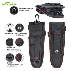 Boomsชุดอุปกรณ์ตกปลาP02 8.5in,ซองใส่คีมพร้อมพื้นที่จัดเก็บ2ช่อง - Product Image 4