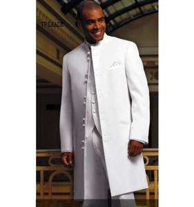 Jas Panjang Terbaru Putih untuk Pengantin Pria, Jas Pengiring Pengantin, Jas Bisnis Pria, Jas <span class=keywords><strong>Prom</strong></span>, Terno Masculino - Product Image 1