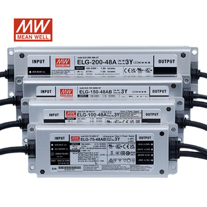 Meanwell ELG-75/<span class=keywords><strong>100</strong></span>/150/200/<span class=keywords><strong>240</strong></span>/300w-24/48/36/12V Đầu Ra duy nhất không thấm nước có nghĩa là cũng dẫn lái xe 5 năm bảo hành 350-7420ma - Product Image 1