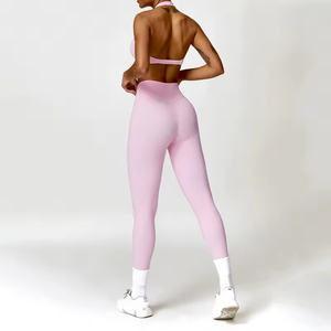 PASUXI, gran oferta, conjuntos de <span class=keywords><strong>Yoga</strong></span> de invierno para mujer, ropa de entrenamiento de gimnasio de manga larga, chaqueta de <span class=keywords><strong>Yoga</strong></span>, sujetador, pantalones cortos deportivos para Fitness, mallas de entrenamiento - Product Image 6