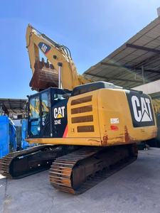 รถขุด CAT 324E มือสอง อุปกรณ์ก่อสร้างงานหนัก แบบตีนตะขาบ สีเหลืองดำ - Product Image 2