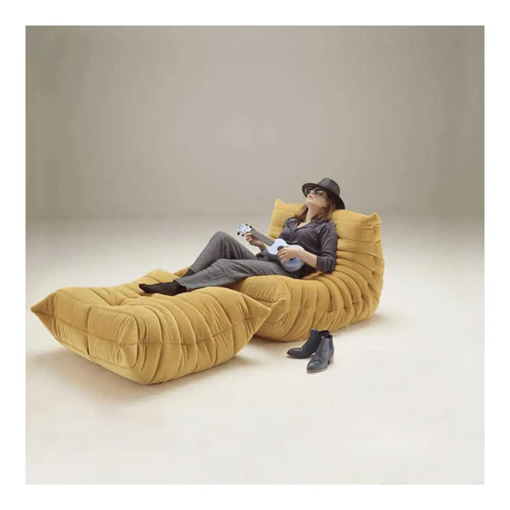 Bắc Âu Ghế sofa đơn ghế thiết kế ban công vải nghiên cứu lười biếng giải trí phòng chờ ghế