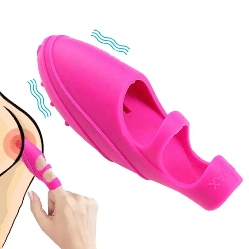 18+ Adult Fun Game Sleeve Sex Toys for Woman Lesbian Adult Game Vagina Clitoris Exciter G Spot Stimulator Finger Vibrator