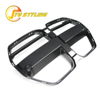Calandre avant en fibre de carbone sèche style V G80 G82 G83 pour BMW M3 M4, accessoires extérieurs en carbone sec, pièce de rechange automobile