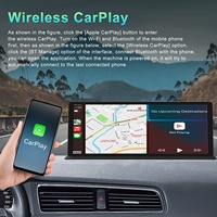 Nueva pantalla táctil de 11,3 "Carplay Android Pantalla automática con cámaras delanteras y traseras 5K + 1080P Grabación en bucle WiFi y conexión de tarjeta SD