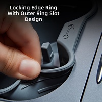 Pour Tesla Facelift Model 3 Y, limiteur de porte-gobelet de la console centrale, antichoc, anti-rayures, accessoires intérieurs de voiture