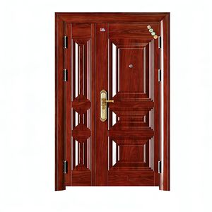 Porte d'entrée en acier de sécurité anti-effraction, insonorisée, design traditionnel, manuelle, extérieure - Product Image 3