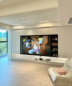 Meuble <span class=keywords><strong>TV</strong></span> personnalisé <span class=keywords><strong>Prima</strong></span> design moderne avec lumière LED électrique cachée meuble <span class=keywords><strong>TV</strong></span> de salon - Product Image 3