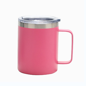 12oz 304 Stainless Steel Insulated <b>Mug</b> with Handle Eco-Friendly <b>Halloween</b> Minimalist Design for Back to School Coffee & Beer Use - Product Image 4