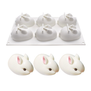 Easter Bunny Silicone Mold 295x170x50mm Flexible For Mousse Cake And Pudding DIY - Product Image 4