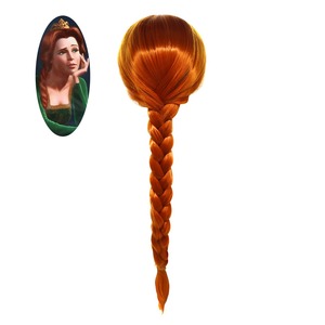 Disfraces de Cosplay de Shrek y <span class=keywords><strong>Fiona</strong></span>, <span class=keywords><strong>Princesa</strong></span> Verde de Terciopelo para Niñas, Trajes de Fiesta de Halloween de Manga Larga para Niños - Product Image 5