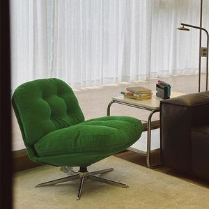 Dewey Linger Lounge Chair Swivel Design Foam Filling Chaise Lounge For <b>Small</b> Spaces - Product Image 2