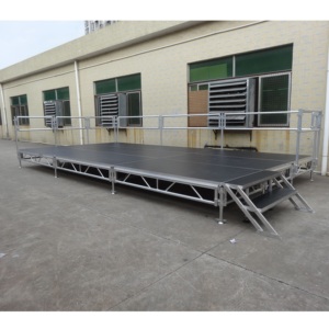 Rail en aluminium réglable en hauteur scène de concert portable - Product Image 4