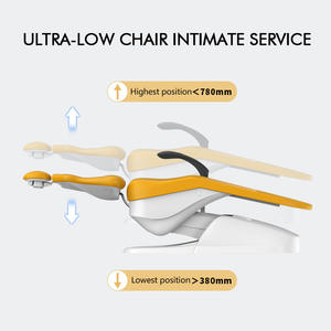 เก้าอี้ทำฟัน Hori ปรับระดับความสูงด้วยระบบไฟฟ้า พร้อมอ่างบ้วนน้ำลายในตัว สำหรับการรักษาทางทันตกรรม - Product Image 3