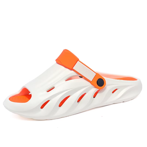 Sandales d'été pour hommes, respirantes, tendance, durables, en EVA, décontractées, légères, antidérapantes, ajourées, à enfiler, pour l'extérieur - Product Image 3
