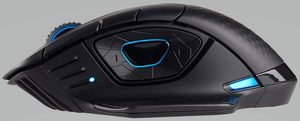 Dark Core Rgb Pro Se Wired <b>Wireless</b> Gaming/office Optical Mouse with Slipstream Technology Backlight Light Corsair Shadow Mouse - Product Image 2