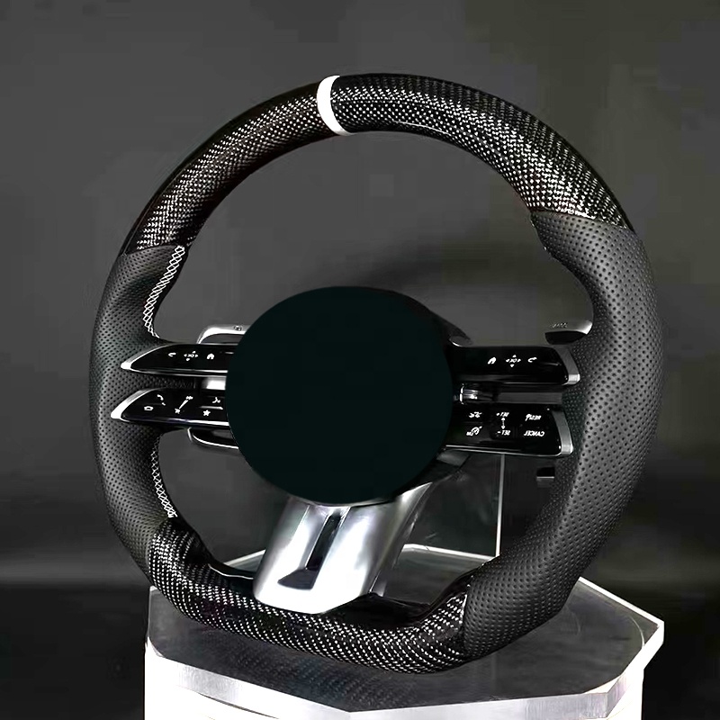 Custom Carbon Fiber Steering Wheel Cover for Mercedes-Benz W211 | Urumqi Innovagear Technology Co.,