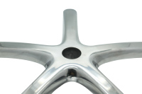Accessoires modernes de sofa de patron d'alliage d'aluminium de base de chaise pivotante cinq étoiles pour des meubles de chambre à coucher de salon