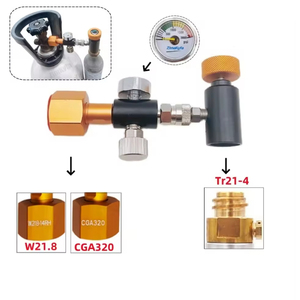 Adaptateur en laiton pour cartouche Sodastream Fizzi Gold (filetage TR21-4) pour outils pneumatiques 2000 PSI, pour machine à eau gazeuse personnalisée CO2 - Product Image 5