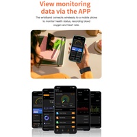 Bracelet connecté intelligent B12, bracelet de fitness, BT5.3, étanche IP68, montre de sport, suivi du rythme cardiaque, suivi du sommeil, bracelet intelligent pour hommes