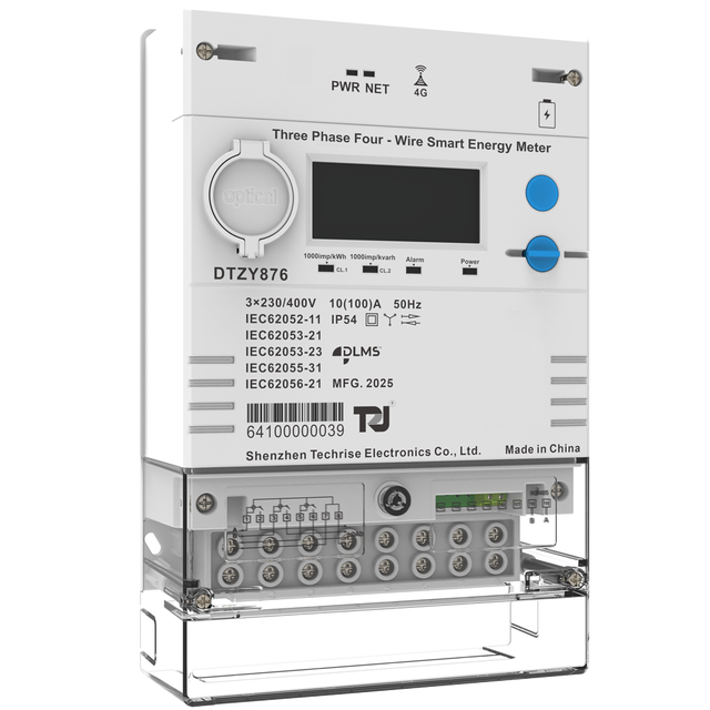 3P 3P 4G+RS485 Postpaid Smart Meter With Plug&Play Comm. Module  Remote Disconnection&Reconnection Three Phase Energy Meter