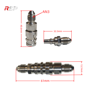 Vanne d'arrêt rapide en acier inoxydable AN3 pour conduite <span class=keywords><strong>de</strong></span> <span class=keywords><strong>frein</strong></span>, scellée et réutilisable, ensemble <span class=keywords><strong>de</strong></span> connecteurs en ligne pour tuyau <span class=keywords><strong>de</strong></span> <span class=keywords><strong>frein</strong></span> <span class=keywords><strong>de</strong></span> <span class=keywords><strong>moto</strong></span> - Product Image 2