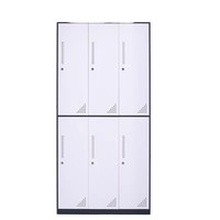Armoire Métallique Professionnelle en Acier pour Vêtements, Idéale pour Chambre et Villa, Design Moderne, Grande Capacité, Rangement pour Employés