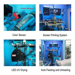 Tốc độ cao Tự động bọt cà phê giấy cốc nhựa serigraphic Màn hình máy in với cảm biến màu - Product Image 2