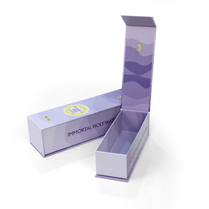 Caja de Cartón Rígido Morada para Almacenamiento de Vino, Colorida y Elegante - Product Image 2