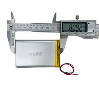 Batterie Li-Polymère Semi-Solide Rechargeable Haute Capacité 3.7V 4000mAh 4200mAh avec Connecteur JST, 500 Cycles pour Appareils IoT