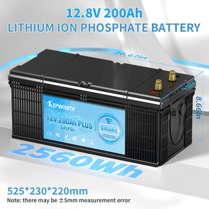 Batterie au lithium fer phosphate 12V 200Ah à décharge profonde avec BMS intégré pour applications solaires, domestiques et nautiques – Stock UE (Allemagne) - Product Image 6