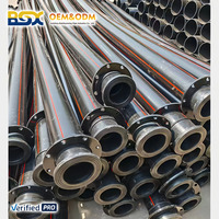 Tuyau minier en HDPE noir avec bandes rouges, anti-corrosion, anti-flamme, DN20 DN1600, drainage minier, ventilation, drainage des gaz