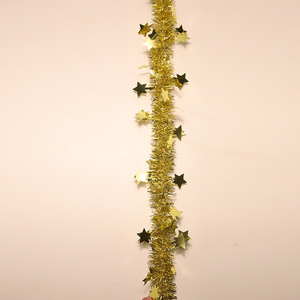 Nueva Guirnalda de Pompones Coloridos Navideños, Decoración para Eventos <span class=keywords><strong>con</strong></span> Adornos de Visco y Cintas, Pompones de Plástico Estilo Estrella Pequeña, 2m, de Fábrica - Product Image 6