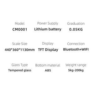 Bilancia Intelligente TFT Innovativa per Analisi Corporea, Misura Peso e Grasso Corporeo, Ricaricabile USB, Wireless, Digitale - Product Image 6
