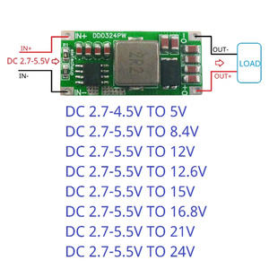 Convertitore DC-DC Boost Miniaturizzato 8A ad Alta Potenza da 3.7V 4.2V 5V a 8.4V 12.6V 16.8V 21V 12V 15V 24V Regolatore di Tensione Step-Up DD0324PW - Product Image 4
