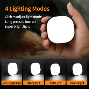 Camping <b>Led</b> <b>Light</b> 6.5cm Square Portable Outdoor <b>Work</b> Lamp For Tent Night Market Use - Product Image 3