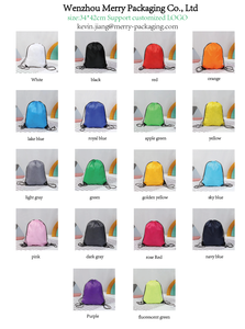 Chất Lượng Cao Bán Buôn Kích Thước 210D Du Lịch Dây Kéo Thể Thao Polyester Có Thể Gập Lại Ba Lô Giày Mua Sắm Túi Lưu Trữ Quần Áo - Product Image 2