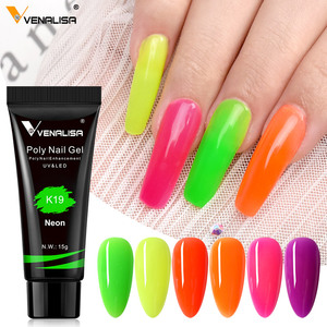 Venalisa-esmalte de <span class=keywords><strong>uñas</strong></span> en Gel, polvo acrílico, purpurina, poligel, 15ml - Product Image 2