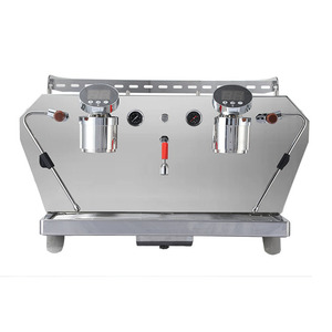 Machine à café expresso semi-automatique en acier inoxydable à double chaudière contrôlée par PID, pompe rotative, usage commercial, 9 bars - Product Image 2