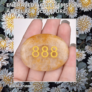 คริสตัลธรรมชาติ อาเกตแกะสลักรูปนางฟ้า ของตกแต่งคริสต์มาส รูปทรงวงรี เป็นมิตรกับสิ่งแวดล้อม - Product Image 2