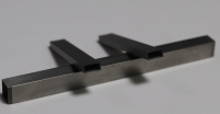 Tabung Dinding Tipis dari Paduan Titanium Medis yang Diproses Secara Mikro, Prototipe Cepat Baja Tahan Karat, Wire EDM Broaching, CNC Kustom