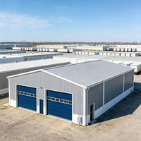 Entrepôts et hangars industriels préfabriqués en acier avec un design moderne pour usage commercial