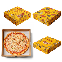 Caja de pizza personalizada al por mayor personalizada impresa 16 9 pulgadas 40X40 33 29cm blanca caja de pizza con logotipo personalizado Pizzakarton