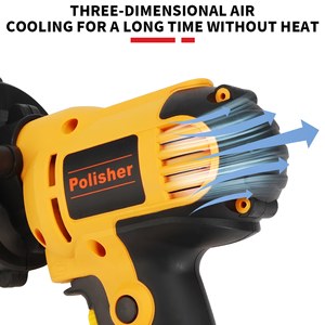เครื่องขัดเงา 700W ขนาด 5 นิ้ว เครื่องขัดเคลือบสีรถยนต์ เครื่องขัดเคลือบเงาแบบมือถือ เครื่องขัดไฟฟ้าแบบพกพา - Product Image 3
