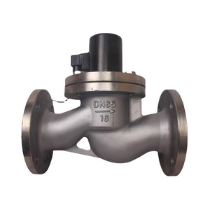 Válvula Solenoide de Brida de Acero Inoxidable BZBSF-80F, Control Manual, Alta Temperatura, Presión de 16 kg, para Medios de Gas y Petróleo, Soporte OEM - Product Image 3