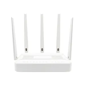 Zikun Zc-521X6 E5 5 Antenne Gepon Mesh 4ge 1 Potten + Ax3000 Wifi 6 Gpon Ont Fiber Optische Apparatuur Dual Band Router