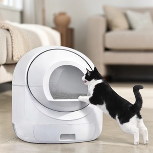 Bandeja de arena autolimpiable de 70L con control por aplicación ABS + POM para gatos de todas las edades - OEM/ODM disponible - Product Image 1